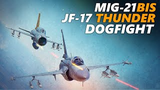 Indian Mig-21Bis Vs Pakistani JF-17 Thunder Dogfight | Digital Combat Simulator | DCS |