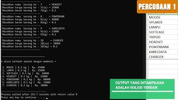 ANALISIS ALGORITMA - PROGRAM UNTUK MEMAKSIMALKAN VOUCHER GRATIS ONGKIR MARKETPLACE