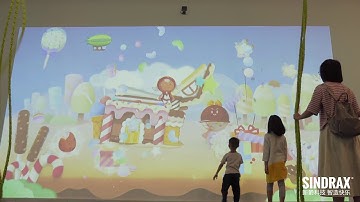 Magic Rope Interactive Wall Projection