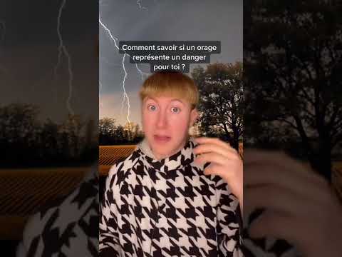 Vidéo: Pendant un orage, est-il prudent de ?