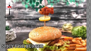 Spicy Crispy Fish Burger Recipe | The Stylist Food | Seafood Special | Winter Special ASMR screenshot 4