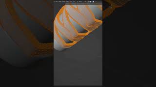 Working on a Katana handle | #Blender #shorts Timelapse