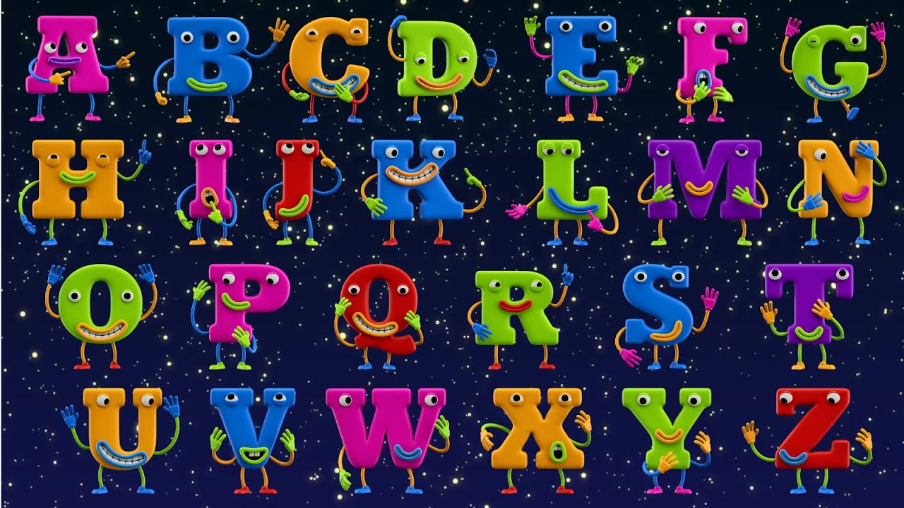 Обучение алфавиту с помощью анимации и музыки | Песня про алфавит для детей и малышей