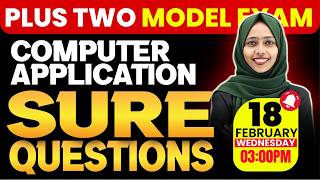 Plus Two Computer Applications Model Exam | Sure Questions | Exam Winner screenshot 3