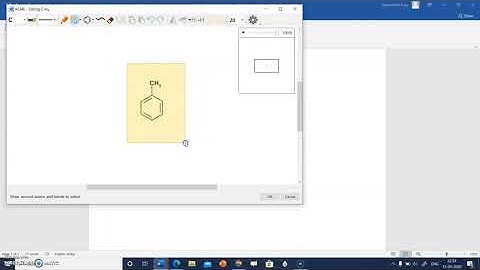 Drawing Chemical Structures on MS Word using Chem4Word Plugin