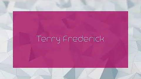 Terry Frederick - appearance