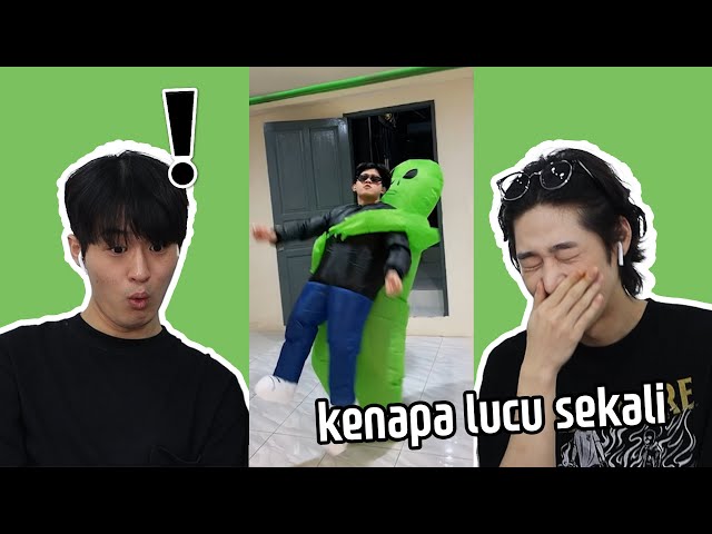 Influencer Indonesia yang humoris | Reaksi Korea terhadap tren Indonesia TikTok class=