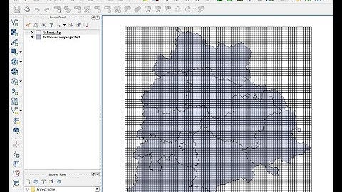 QGIS - MMQGIS - Create Grid Layer - Create Fishnet