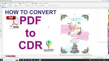 How to Import External Files in CorelDraw|| Import PDF files in CorelDraw || in Hindi ||