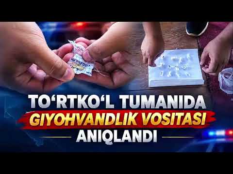 To‘rtko‘l tumanida giyohvand moddalar aylanmasi bilan shug‘ullanib yurgan shaxs qo‘lga olindi