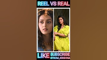 Radha Krishna serial status 58 || Radha Rani Lage song ♥️ || Reel Vs Real video #shorts #krishna