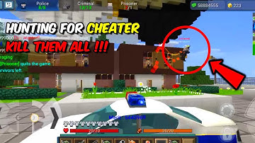 KILLING CHEATER 123 WANTED Jailbreak Blockman Go