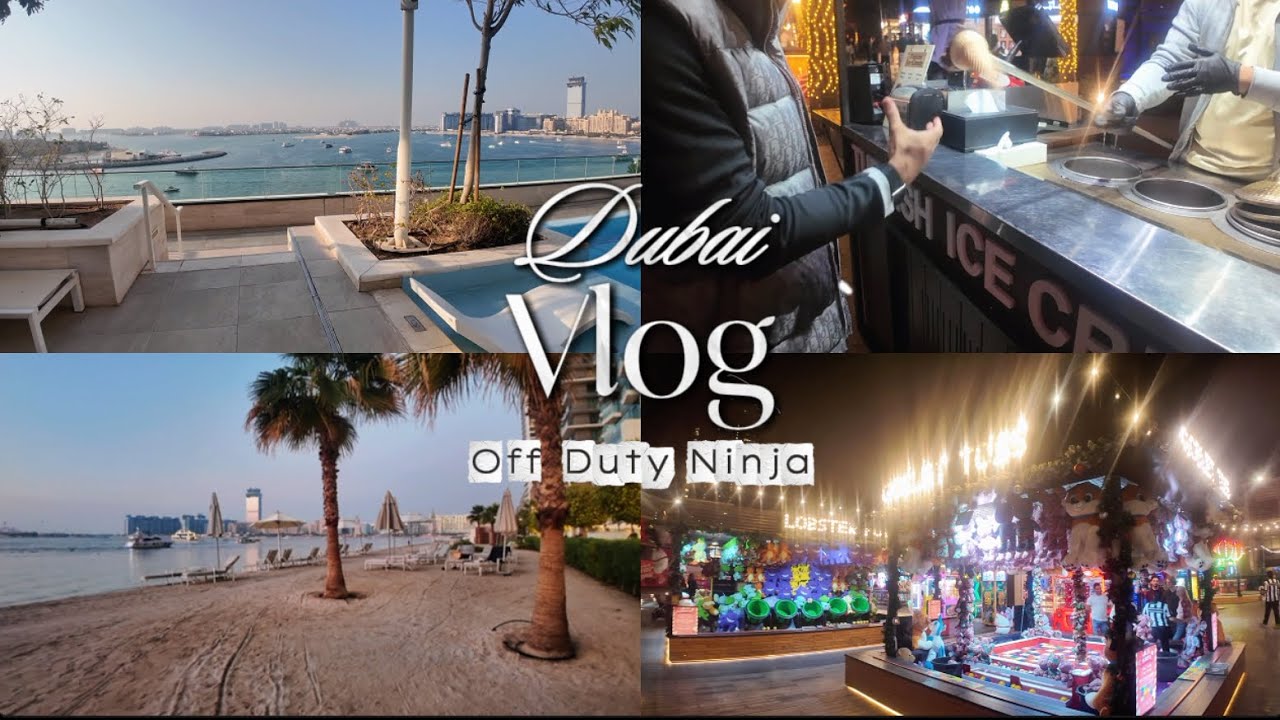 Dubai Vlog 🏙️ | JBR Walk, Global Village & 24-Hour Badminton