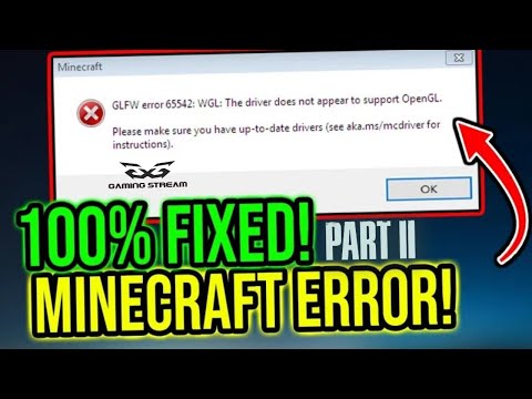 Video: Che cos'è l'errore OpenGL Minecraft?
