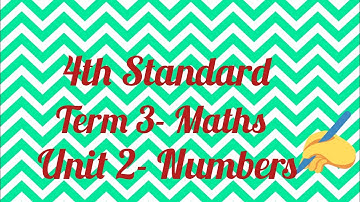 4th standard-Term 3-Maths-Unit 2-Numbers- pages from 5 to 8 #4thstdmaths #term3 #class4math #maths