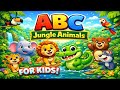 ABC Jungle Animals Song 🦁🐘 | Learn Alphabets A to Z for Kids | Fun ABC Song