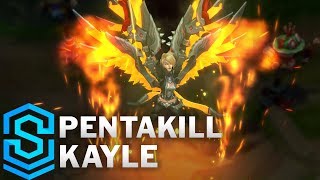 Pentakill Kayle Skin Spotlight - Pre-Release - League of Legends