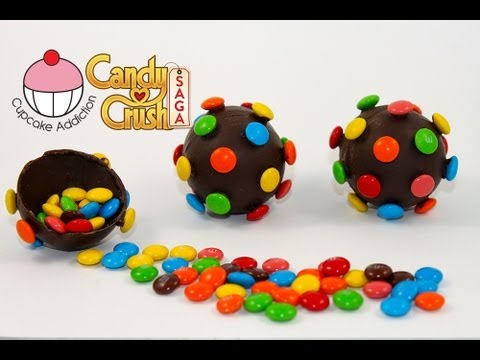 CANDY BOMB Pinatas! How to Make Candy Crush Saga Colour Bombs by Cupcake Addiction