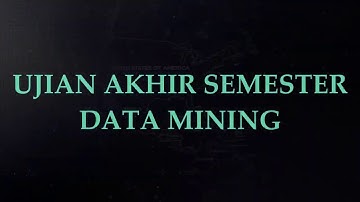 UAS DATA MINING