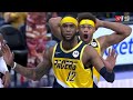 Justin Anderson surprised behind Lance Stephenson pass to Oshea Brissett for dunk