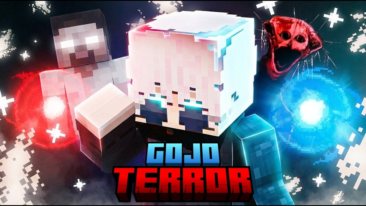 O Minecraft de TERROR ficou FÁCIL… porque eu sou o GOJO!