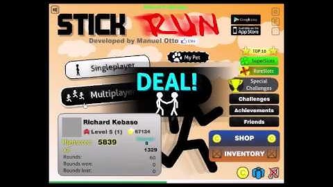 Stick Run Donating 100+ Players 2016