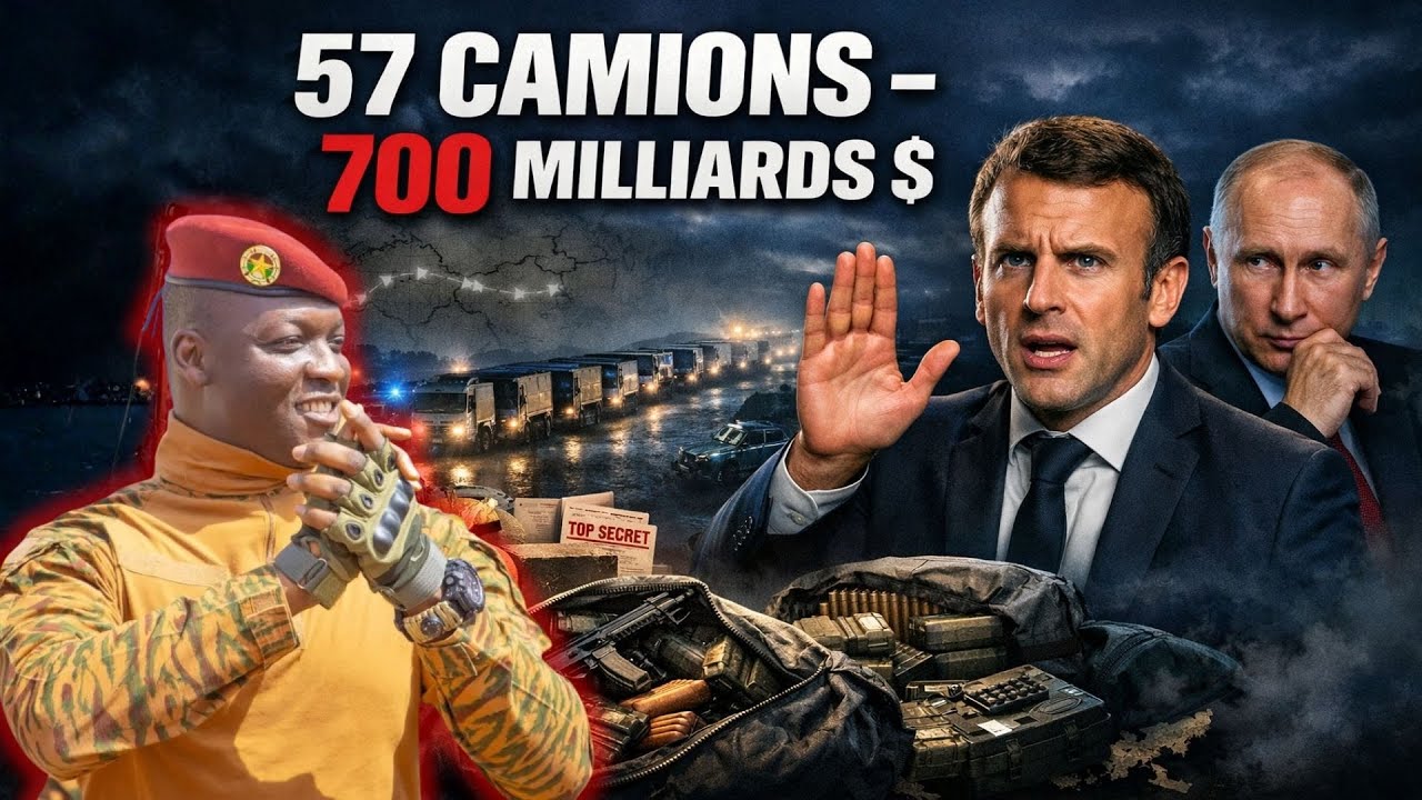 Ibrahim Traoré : 57 camions, 700M$… le choc révélé qui secoue l’Afrique