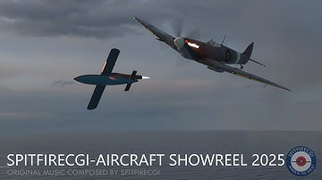 SpitfireCGI - Aircraft Showreel 2025 - (cinematic music version)