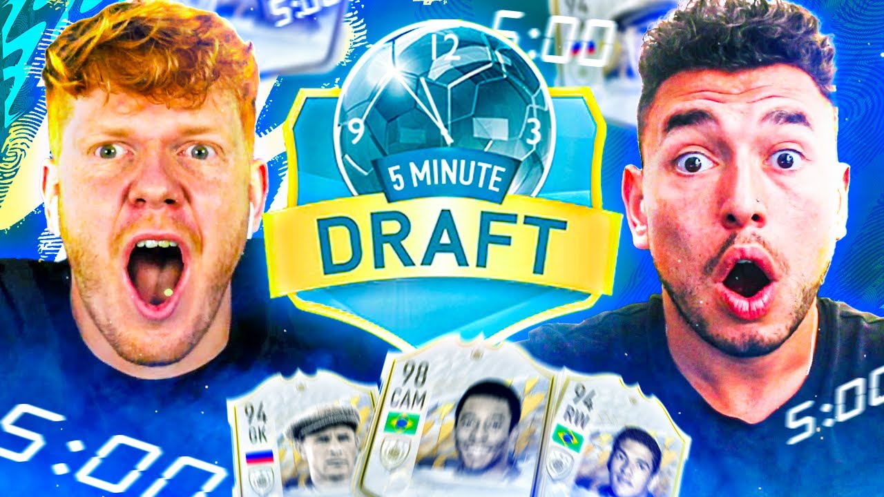 FIFA 22 - 30M COINS ON THE LINE! HILARIOUS 5 MINUTE FUT DRAFT VS 