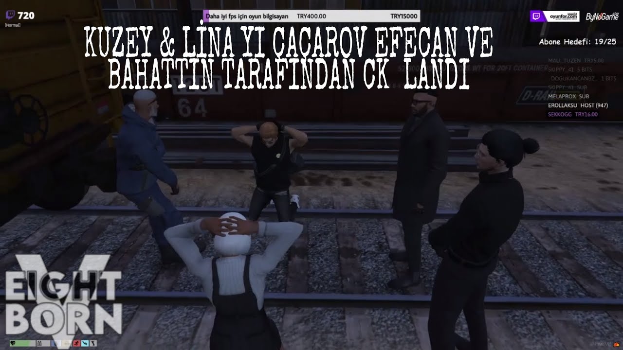 EightbornV | ÇAÇAROV EFECAN VE BAHATTİN LİNA & KUZEY İ ÖLDÜRÜYOR !