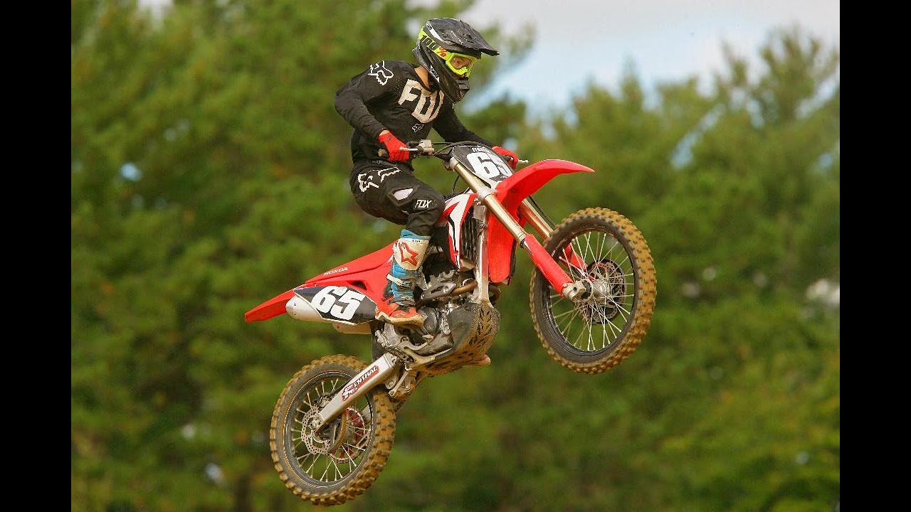 First race on my 2019 CRF250R (NEMX Capeway rovers) - YouTube