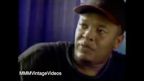Dr.Dre explains his Music Technique