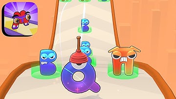 Alphabet Epic Rush ​- All Levels Gameplay Android,ios (Levels 92-94)