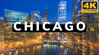 Chicago 【4K】 City Tour  Downtown [Amazing Travel Experience]
