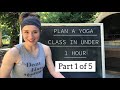 1 of 5: Planning a Yoga Class - Your Teaching Niche