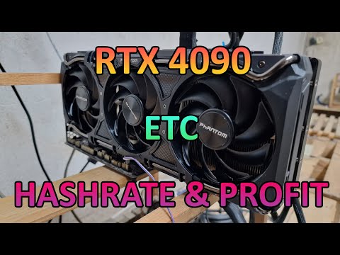 RTX 4090 - ETC Hashrate U0026 Profit