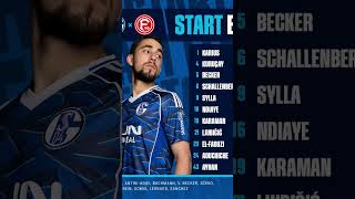 Startelf gegen Düsseldorf 💙🤍 Road to Bundesliga 💙🤍 #s04 #schalke #schalke04