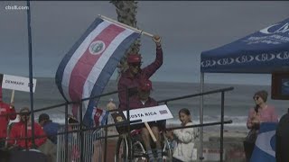 World's best challenged surfers compete in La Jolla