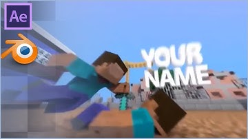 FREE Minecraft 3D Intro Template | After Effects & Blender!