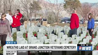 Wreaths laid at Grand Junction veterans cemetery as part of national tradition