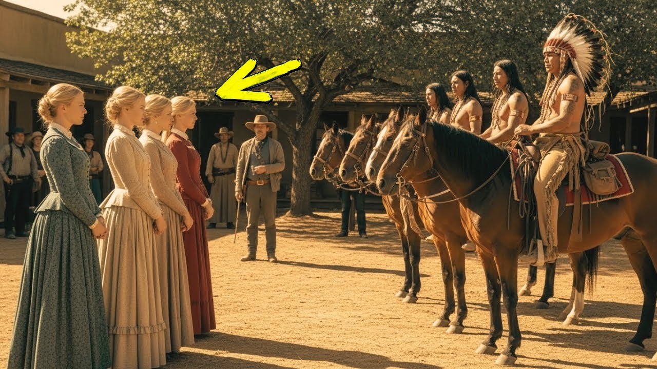 4 kız kardeş, bir Comanche şefinin oğulları onları eş seçene kadar dışlandı.