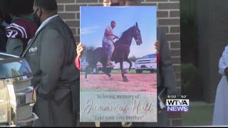 Houston football player laid to rest Saturday