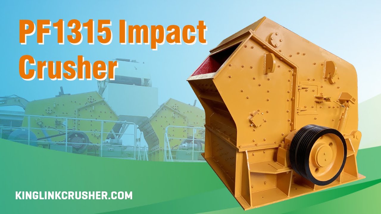 New Kinglink PF1315 Limestone Impact Crusher | Concasseur à Percussion ...