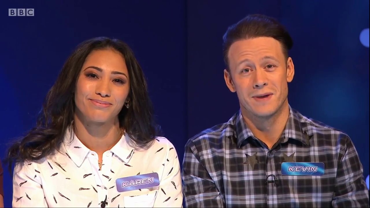 Strictly vs Eggheads. Start of the show with Jay McGuinness