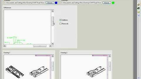 DrawCompare Functionality Demo in SolidWorks 3D CAD Software