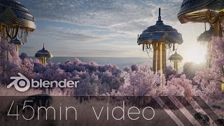 Blender - Futuristic Forest [Full Video]