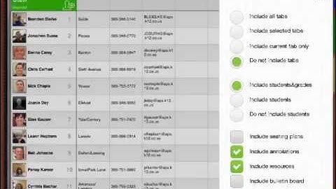 iDoceo - How to Share and Export