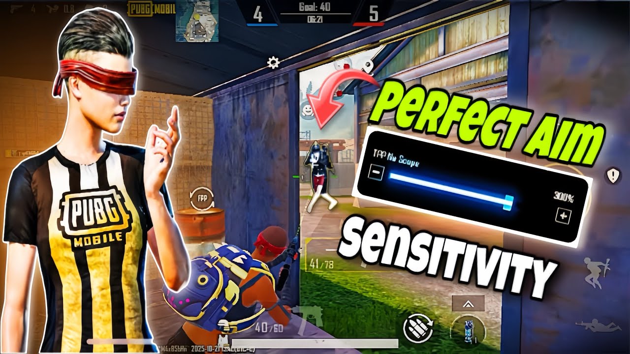 Best TPP VIEW AIM Sensitivity for Headshots💯🔥BGMI/PUBG - 2025✔️