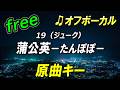 【フリー】蒲公英-たんぽぽ-/19(ジューク) オフボーカル 原曲キー フル歌詞付き カラオケ