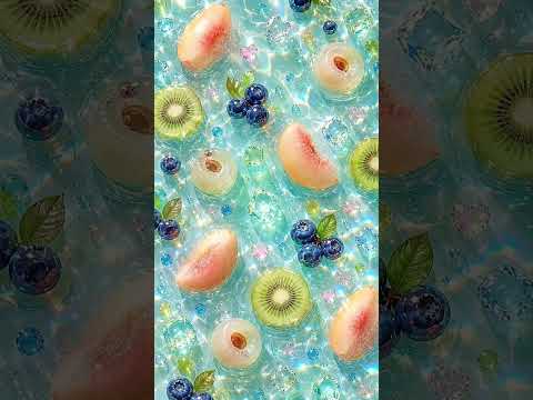 Galaxy Themes - [poly] crystal fruit water shimmer
